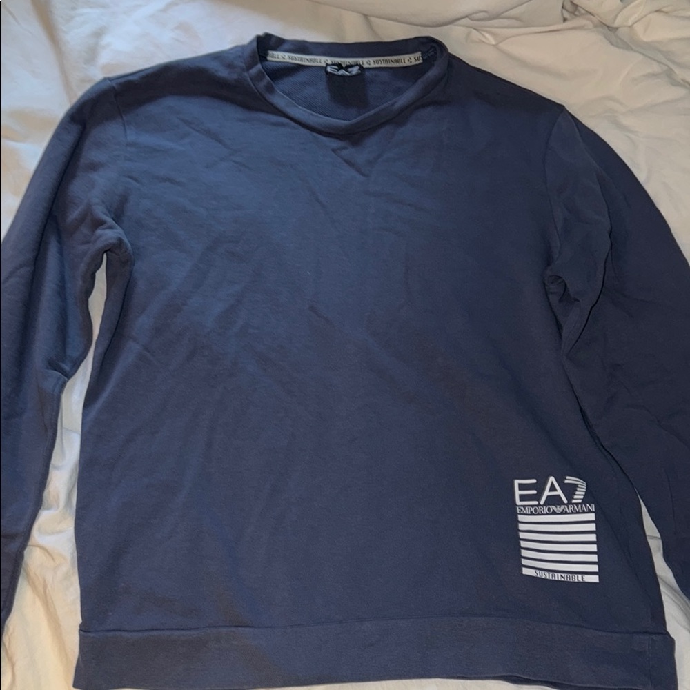 Emporio Armani Sweater in Deep Blue